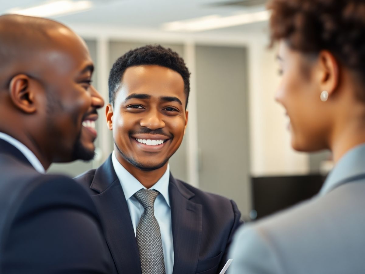 Avocat în dreptul muncii, consultând un client.