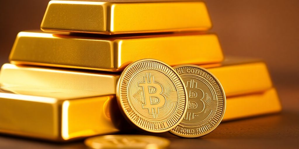 Lingots d'or empilés, pièce d'or brillante
