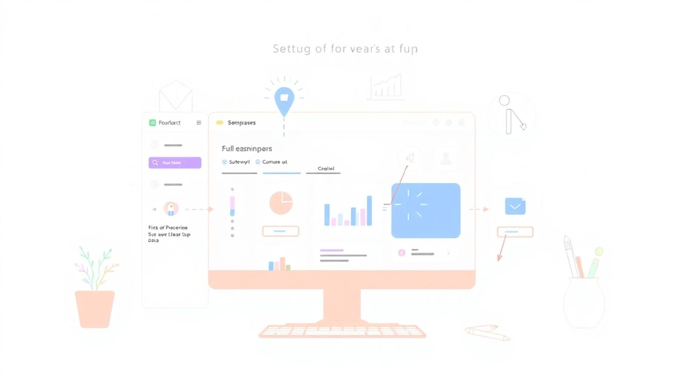 Illustrasjon av oppsett av Google Search Console.
