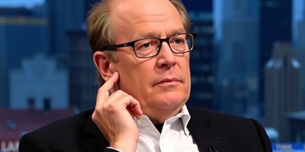 Portrait of Larry Fink in a professional setting.