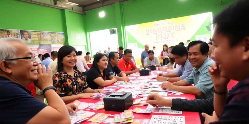 Ang Pinakamagandang Bingo Plus Game sa Sagay City sa Pilipinas (2025) 2 Masayang mga tao na naglalaro ng Bingo Plus