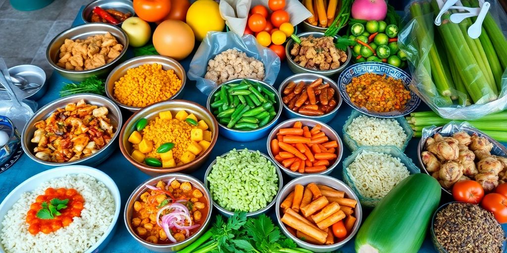 อาหารฮาลาลไทยที่หลากหลายและมีสีสัน