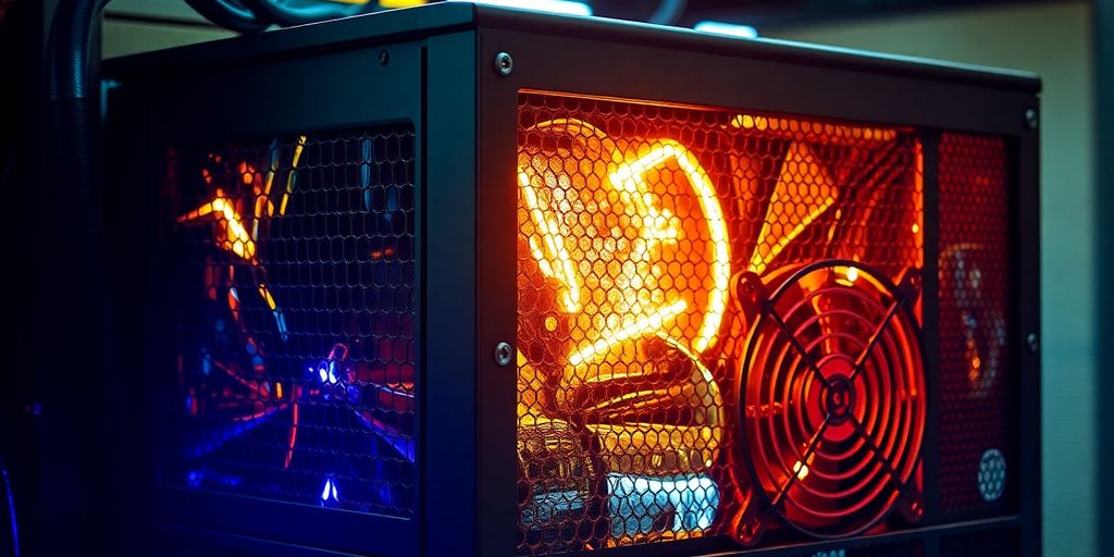Mining rig power supply unit.