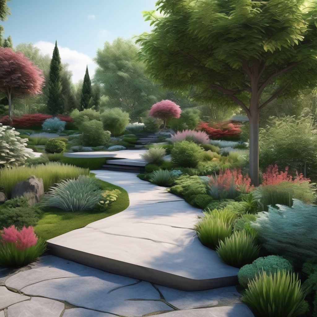 beautiful balanced landscape design garden harmony nature