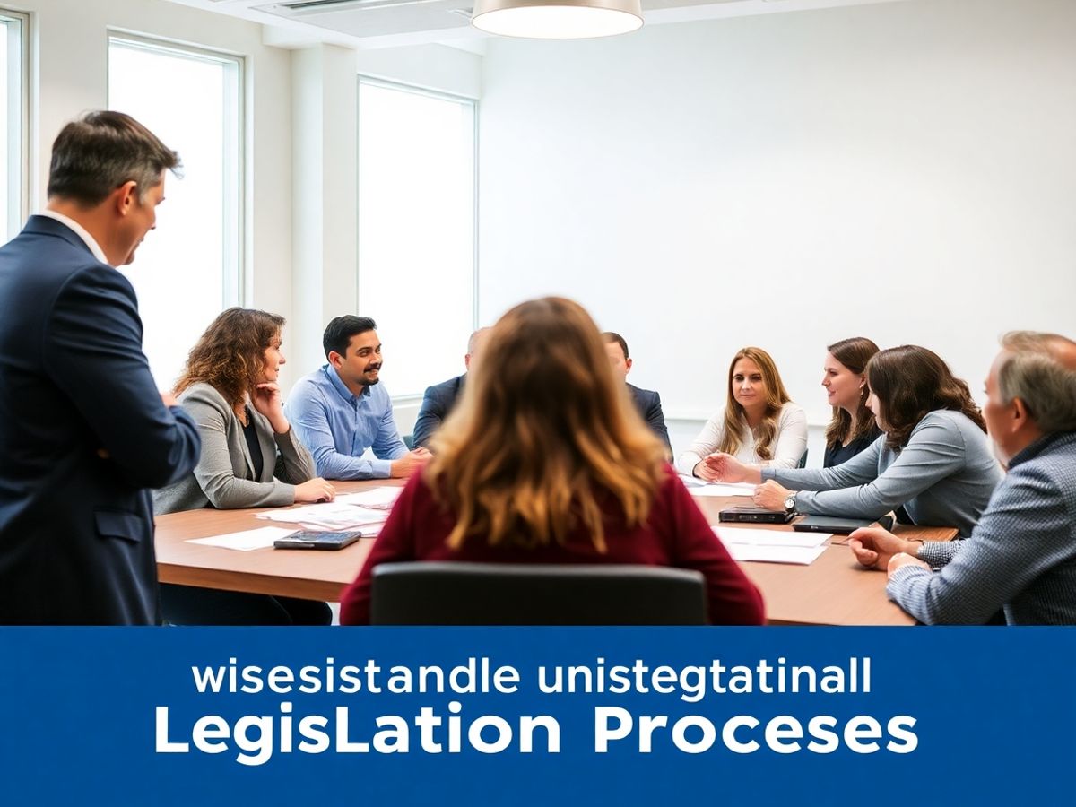 Discuție despre procesele legislative într-un mediu colaborativ.