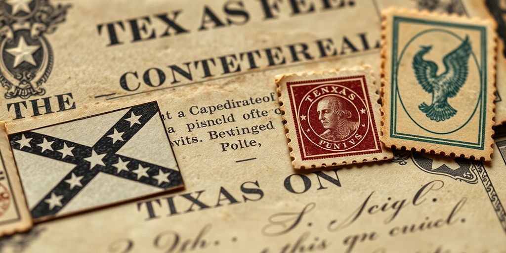 A detailed look at historic Texas Confederate currency and stamps.