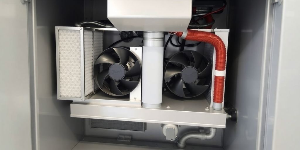 Composants d'une centrale de traitement d'air