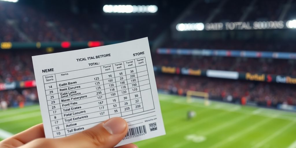 Sports bettor analyzing game outcomes.