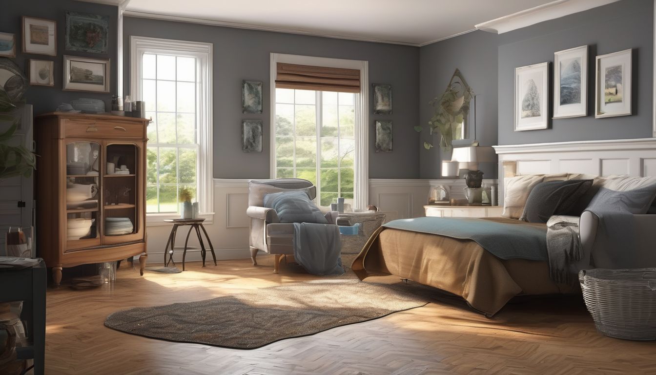 cleaning home