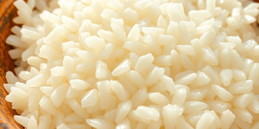 Arroz branco solto cozido em panela