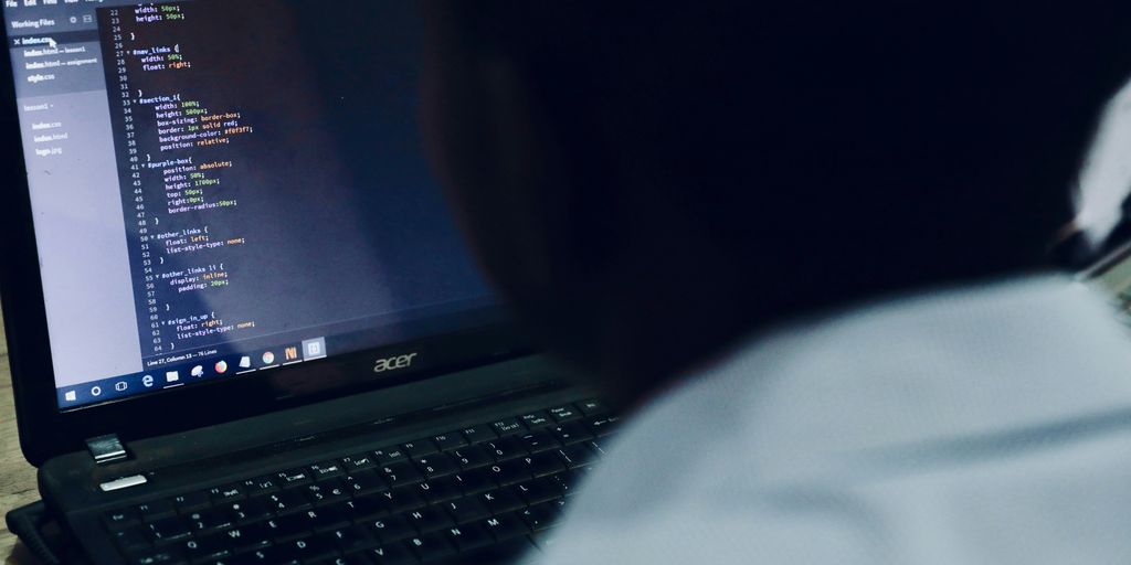 black Acer laptop computer