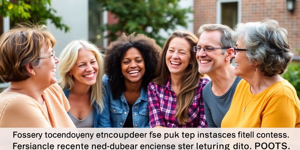 Group of friends enjoying time together outdoors.