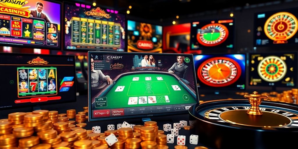 ภาพเกมคาสิโนออนไลน์หลากหลายบนแพลตฟอร์ม Changplay88