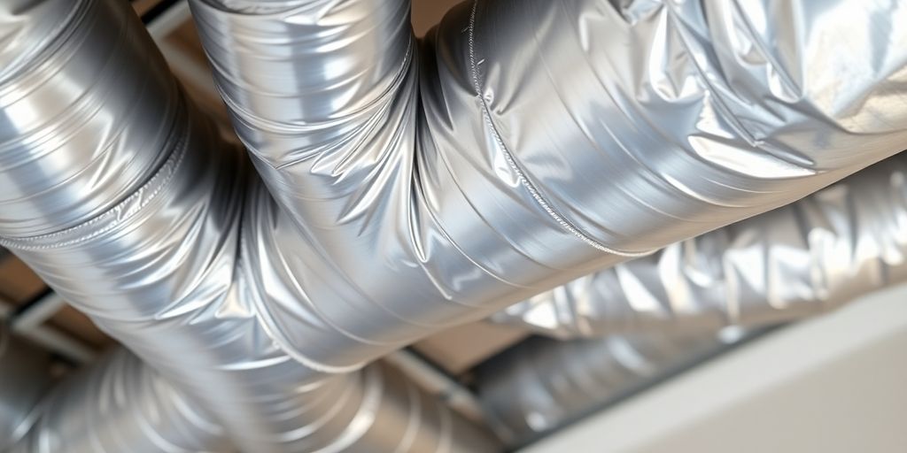 Clean HVAC ducts in a home.