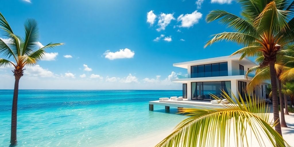 Coastal Florida beach house, ocean view
