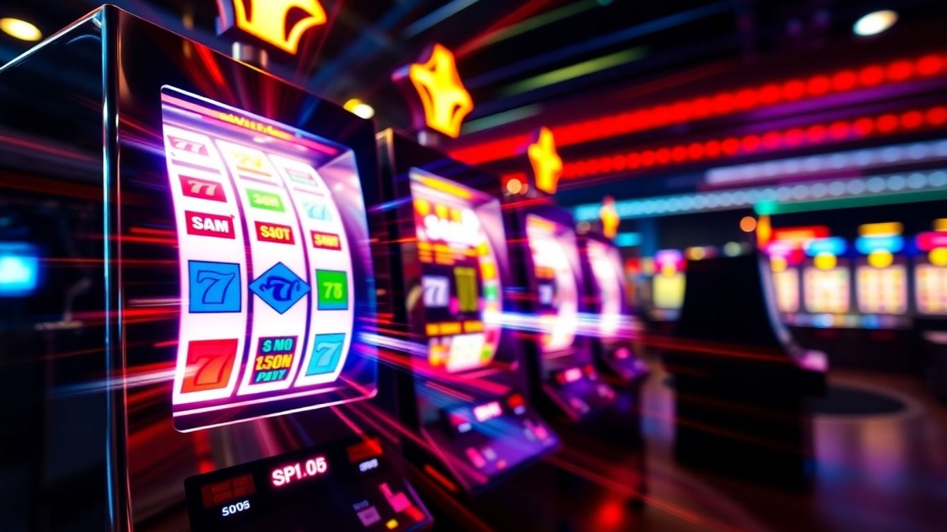 สล็อตออนไลน์ ภาพวงล้อหมุนเร็ว โบนัสแตกไว