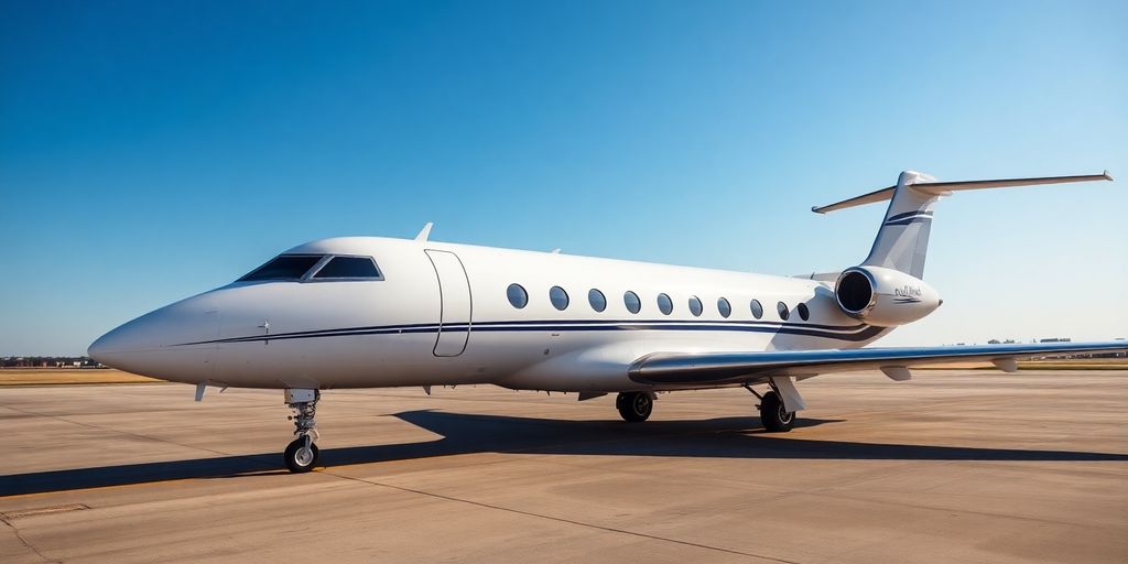 LeBron James' luxurious Gulfstream jet.