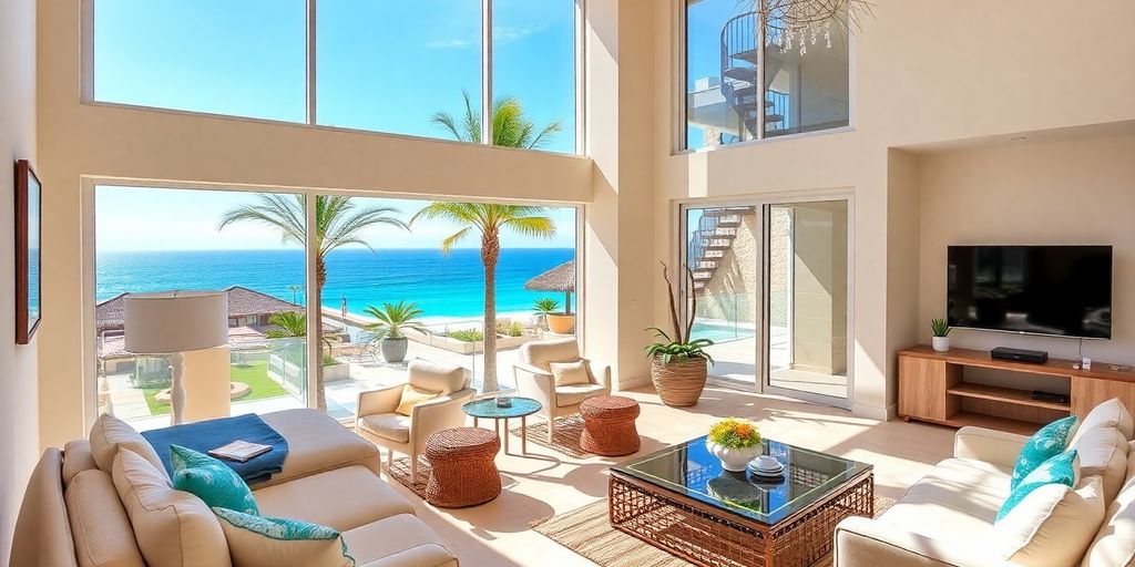 Luxury Cabo condo with ocean view.