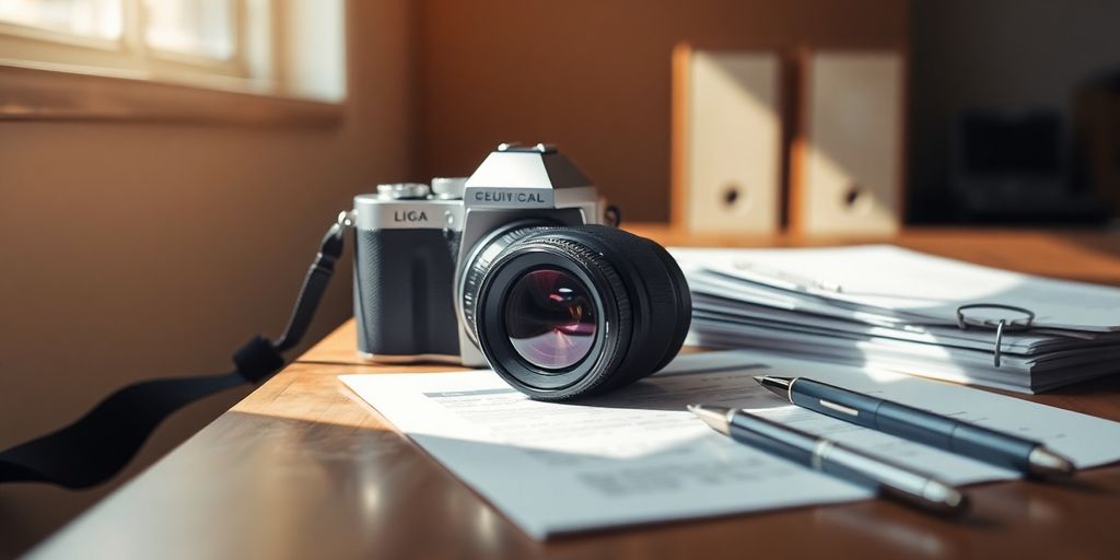 Camera and documents