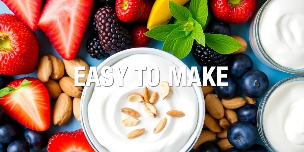 Colorful assortment of simple, delicious snacks arranged attractively.