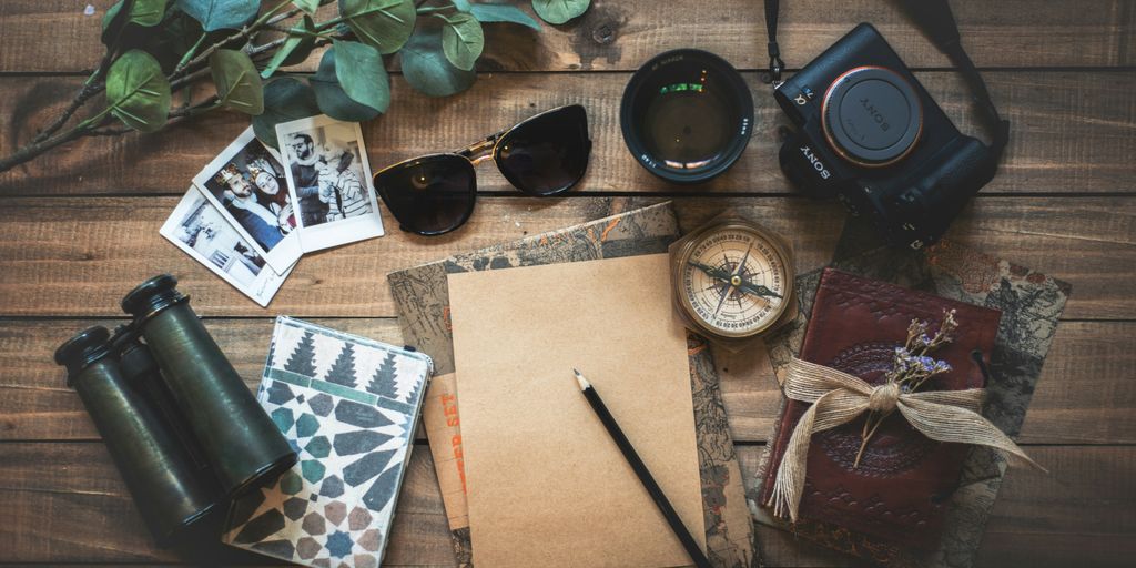 photo of assorted items on wooden table
