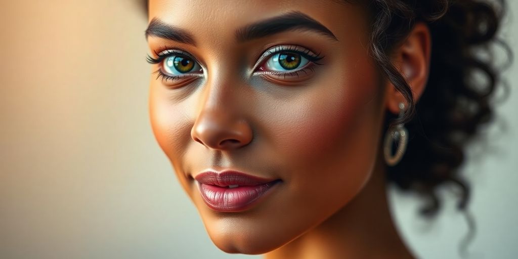 Vibrant portrait enhanced by AI photo editor.