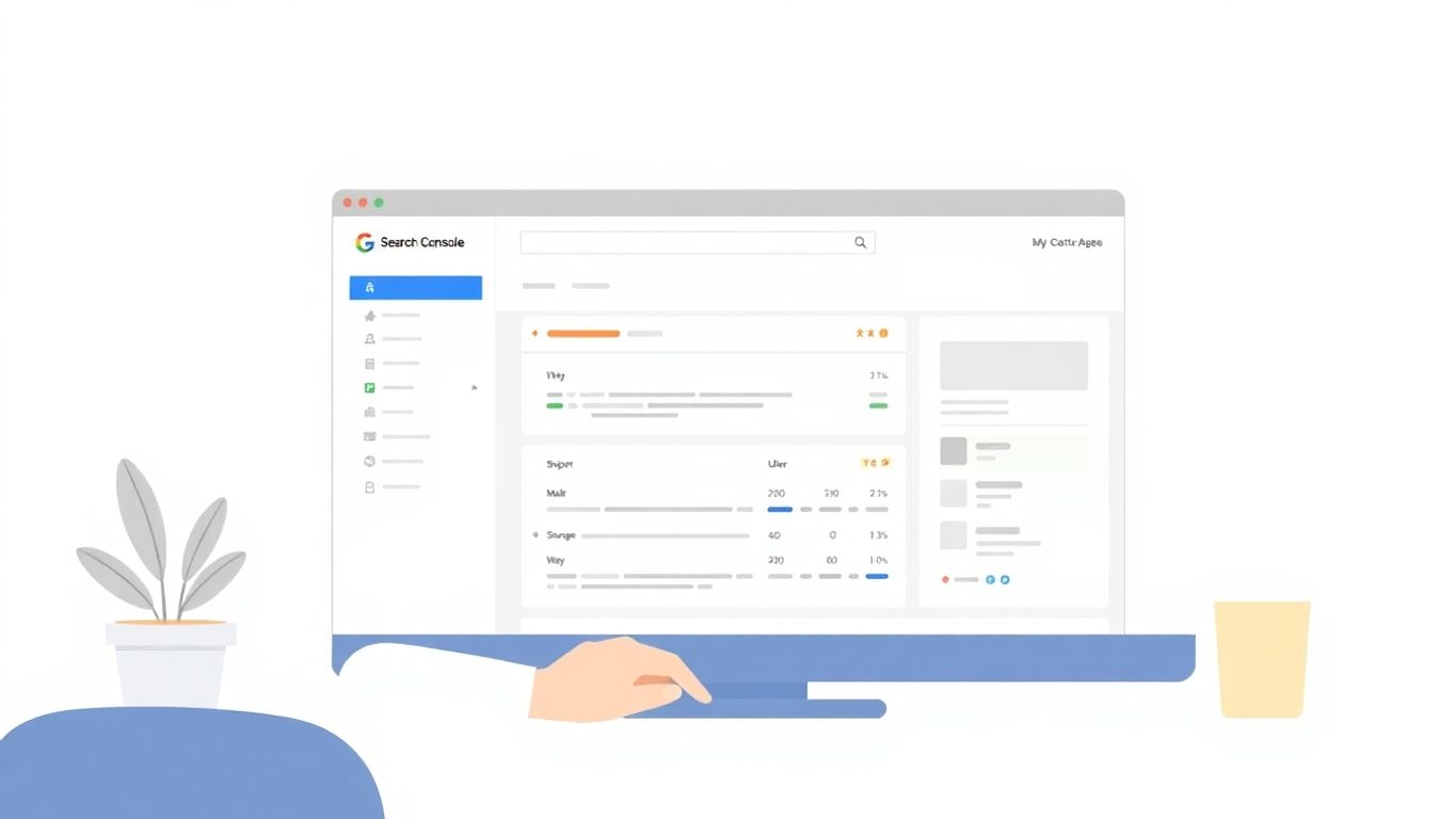 Illustrasjon av Google Search Console for nybegynnere.