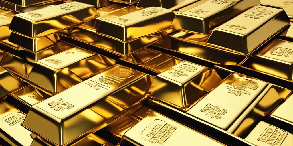 gold bars and inflation graph