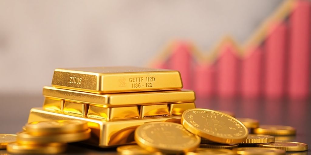 Lingots d'or, pièces et inflation