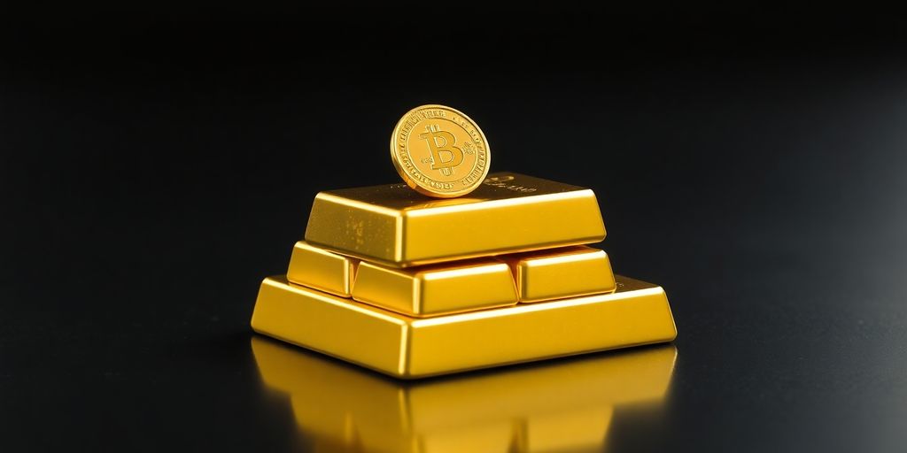 Lingots d'or empilés, pièce d'or
