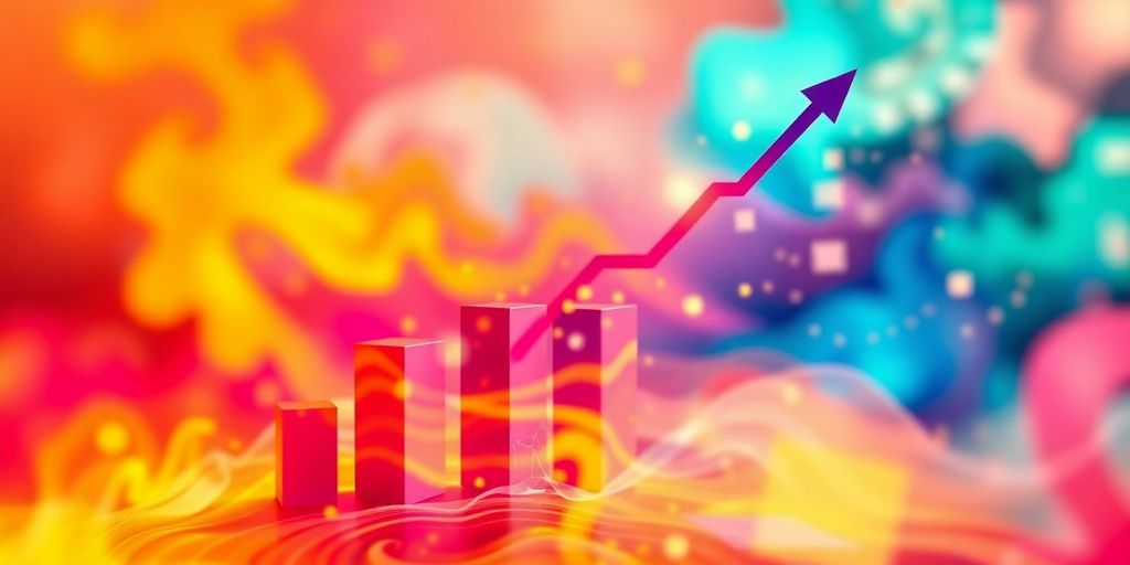 BigCommerce financial growth with upward trends.