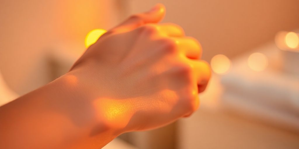 Glowing skin with Vitamin C IV drip.