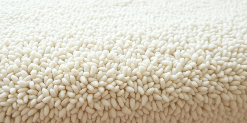 Close-up of a chenille sofa fabric.