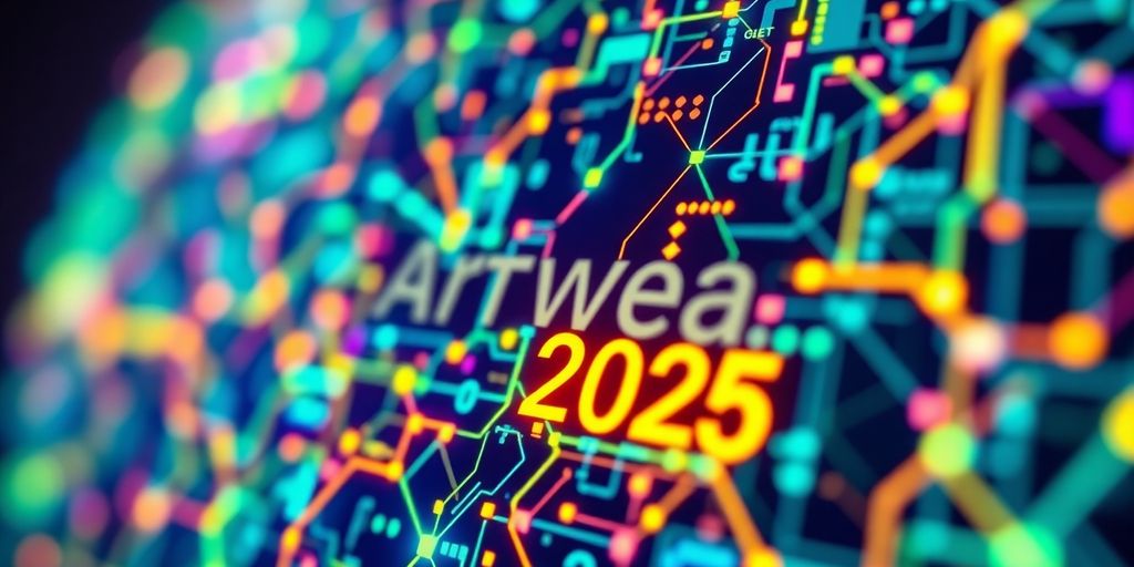Best Crypto for 2025 Bull Run, How Can You Benefit? 4 Futuristic blockchain structure representing Arweave technology.