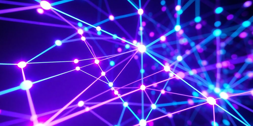 Bright, energetic, interconnected Solana network.