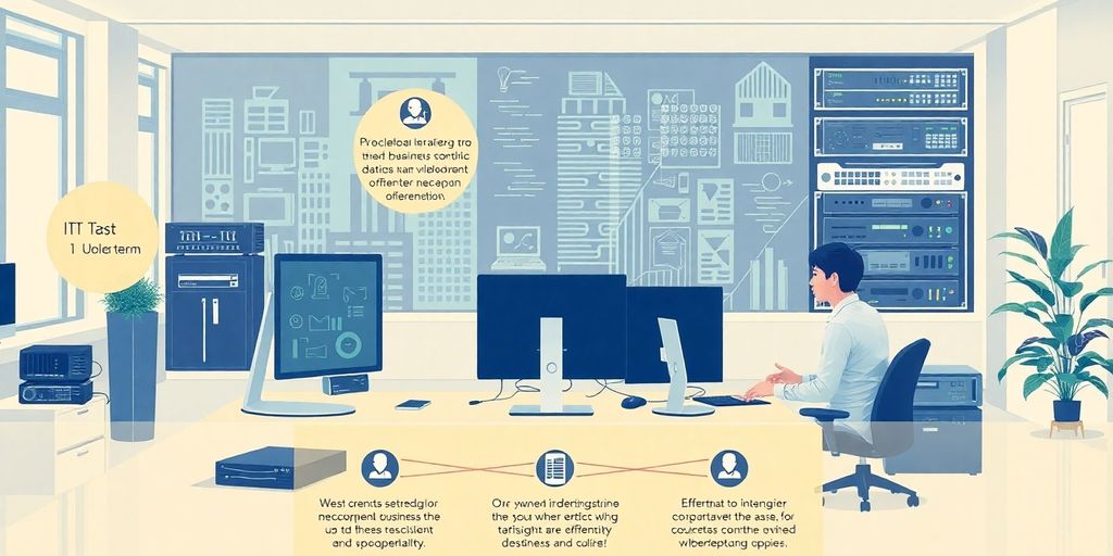 Charleston IT experts working on computer equipment.