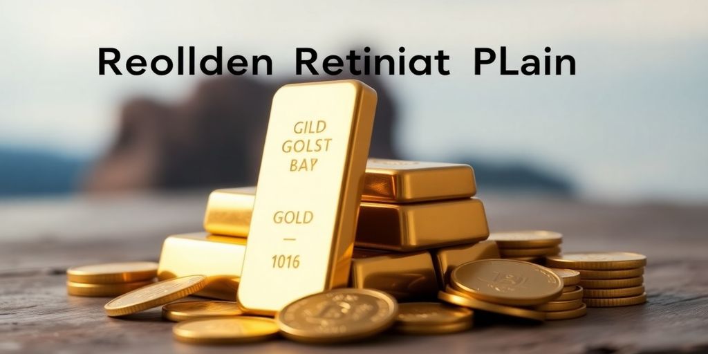 Des barres et pièces d'or pour la retraite