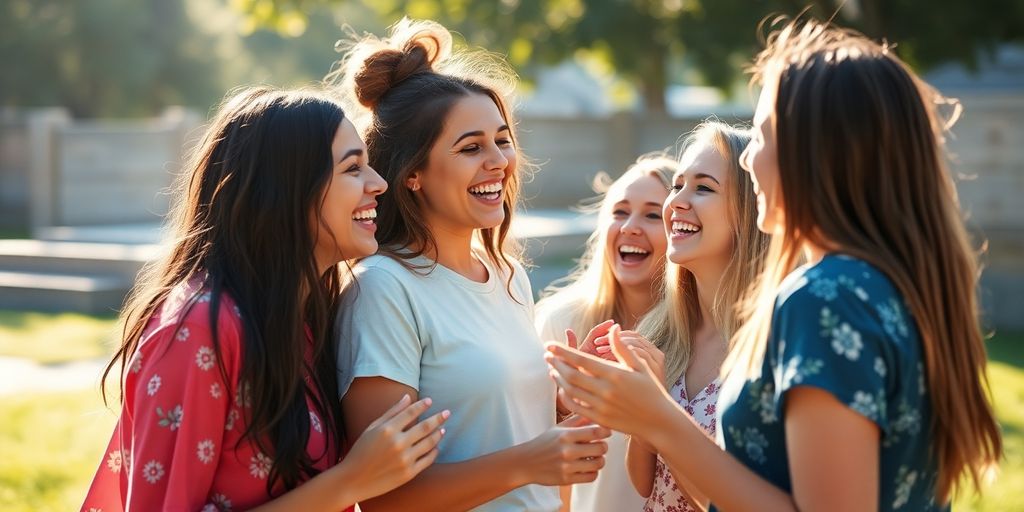 Girls enjoying life moments with Instagram captions.