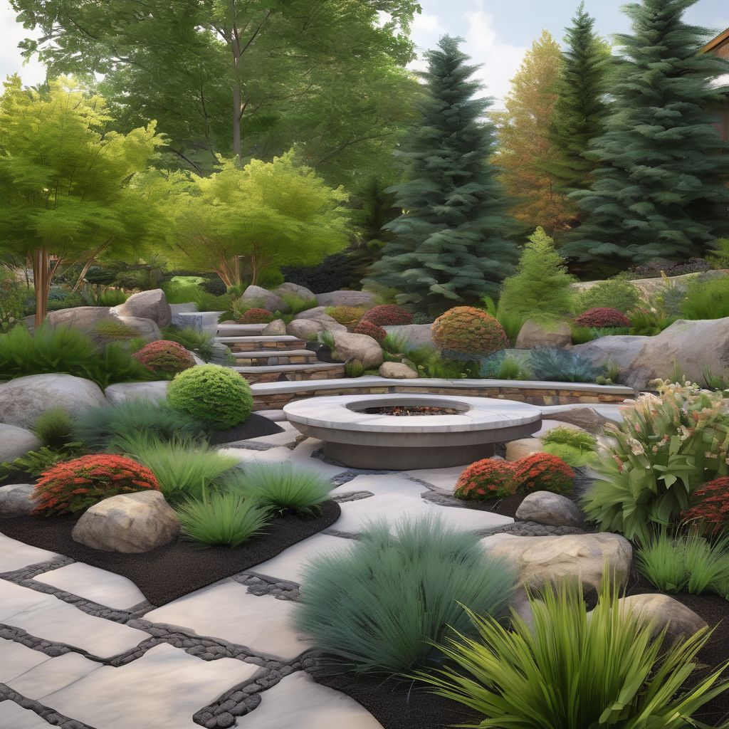 stunning landscape design incorporating local flair