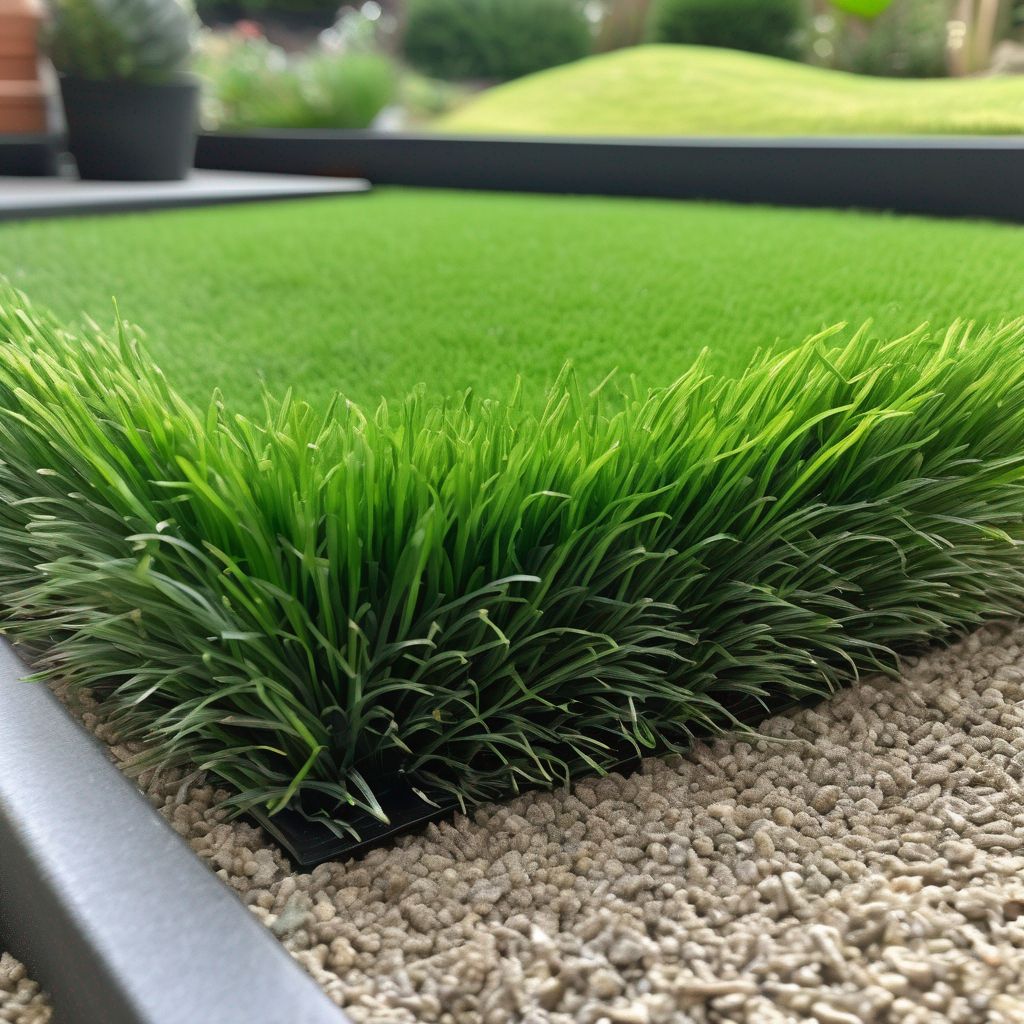 lush green lawn aeration dethatching garden treatment