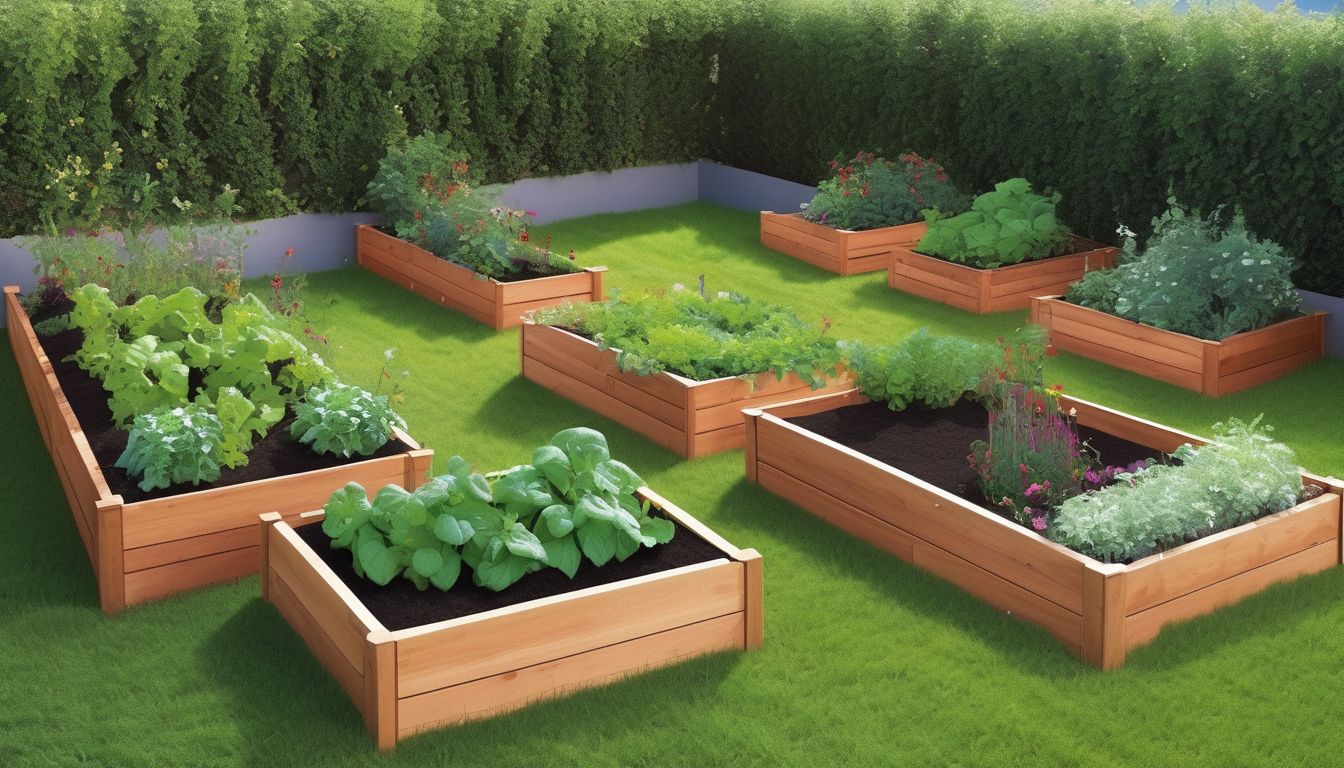 raised garden beds with season extension