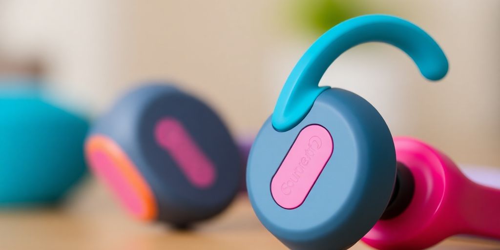 Soundpeats Air3 Bluetooth Kopfhörer in Nahaufnahme