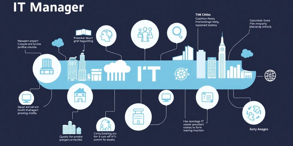 IT Manager career infographic with nationwide opportunities.