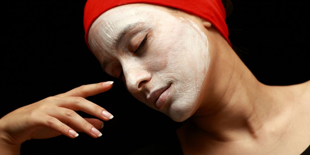 woman in red knit cap