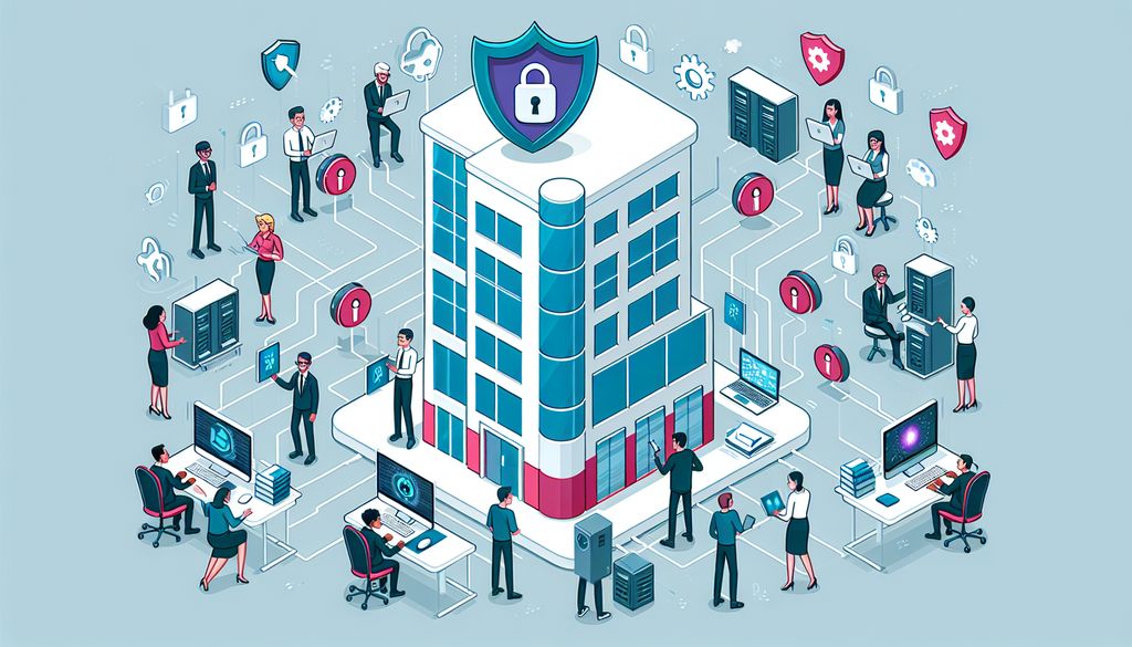 Illustration accompanying the section on improving security measures