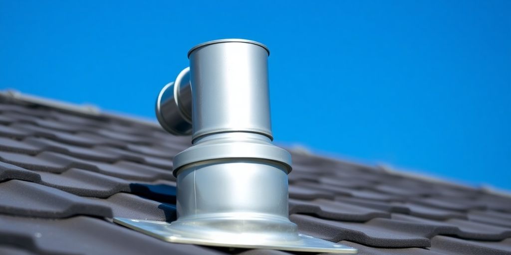 Professionele dakdoorvoer installatie op woning