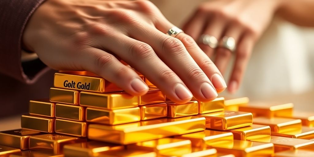 Lingots d'or, couple, alliance, protection du patrimoine.