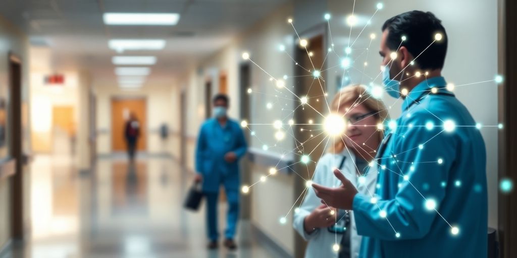 AI assisting doctors with patient discharge.
