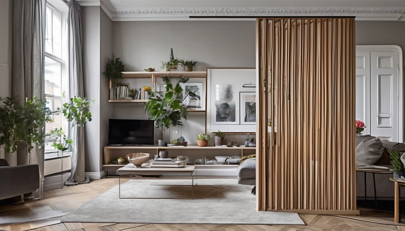 multi-functional room dividers in London apartments