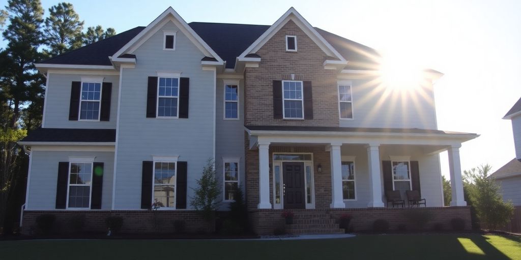 Peachtree City dream home construction site.